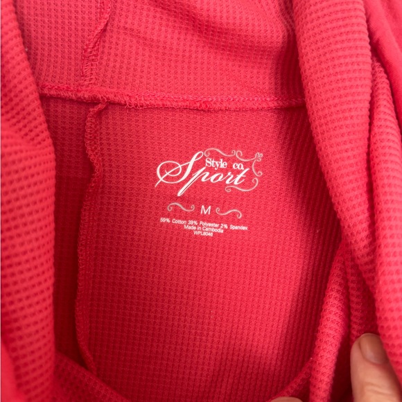 BRAND NEW NO TAGS STYLE CO. FUNNEL NECK THERMAL - Picture 6 of 8
